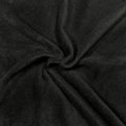 Polar Fleece Zwart 10 meter